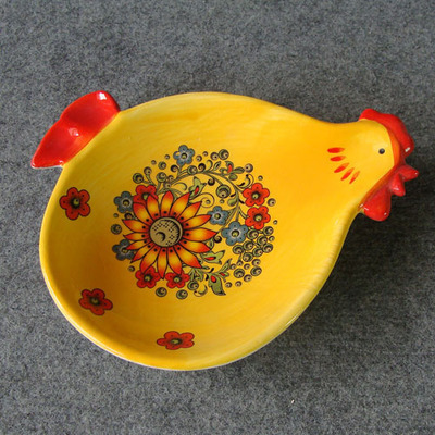 德化鵬豐 專(zhuān)業(yè)供應(yīng)定制陶瓷工藝品，打造輕質(zhì)復(fù)活節(jié)雞盤(pán)子